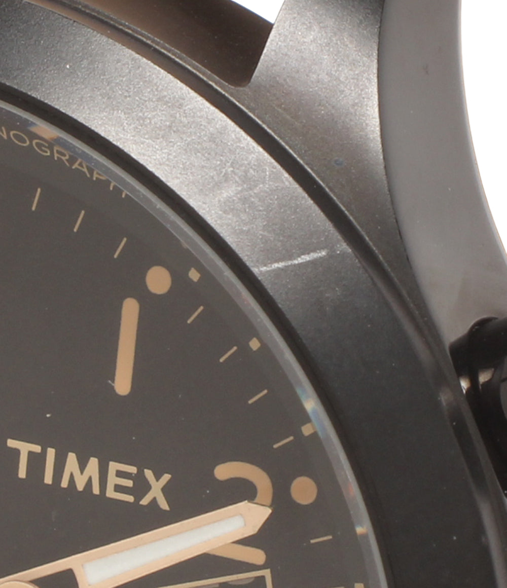 TIMEX 腕時計 クオーツ ブラック T2N700 メンズ タイメックス