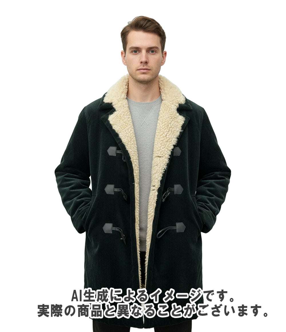 HYSTERIC GLAMOUR ランチコート コーデュロイ 裏地ボア 02253AC04 メンズ SIZE S ヒステリックグラマー