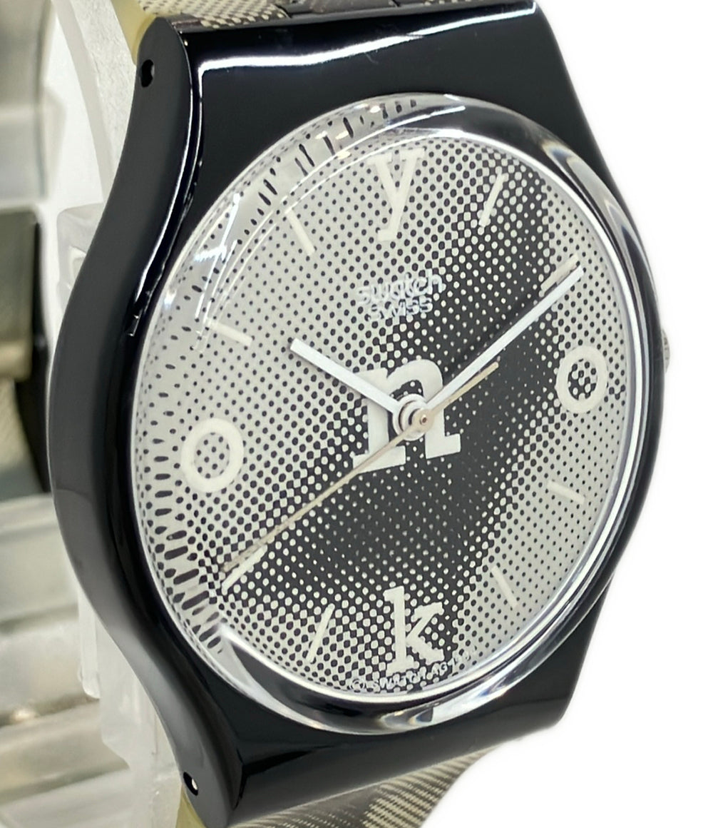 美品 Swatch 腕時計 オノヨーコ Yoko Ono クオーツ レディース メンズ スウォッチ