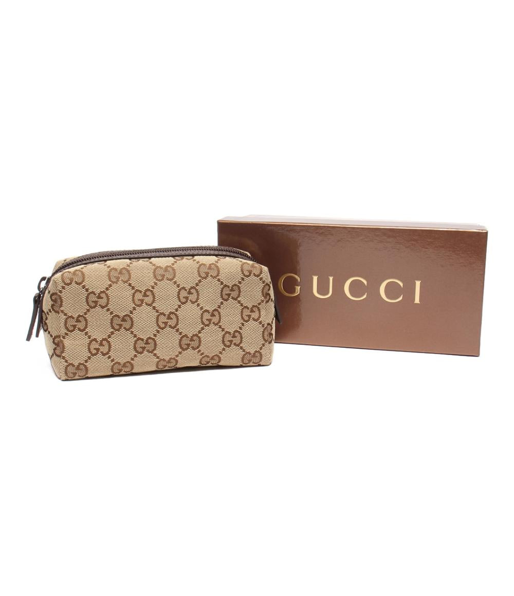 美品 グッチ ポーチ GGキャンバス 29 596 205027 レディース GUCCI