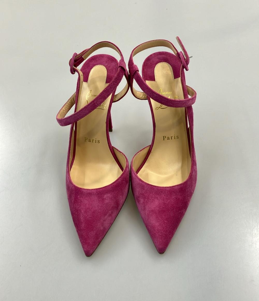 美品 Christian Louboutin アンクルストラップパンプス レディース SIZE 38 (25cm) クリスチャンルブタン