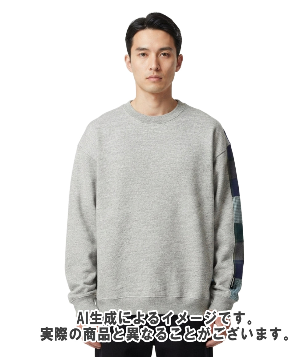KAPITAL 長袖 レインボーイ キルト ビッグ クルーネック スウェット 裏起毛 メンズ SIZE 3 キャピタル