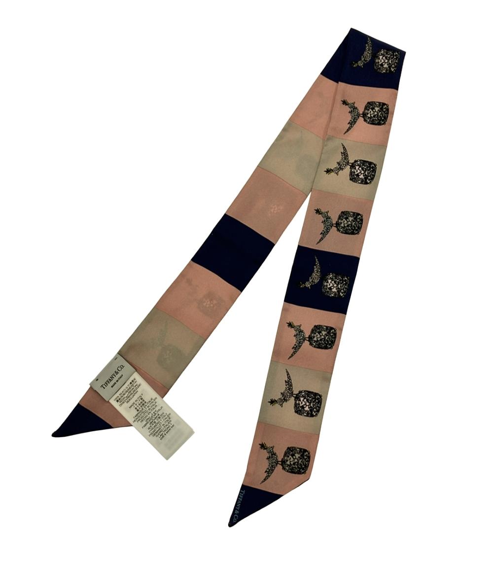 美品 TIFFANY&Co. スカーフ シルク100% レディース ティファニー