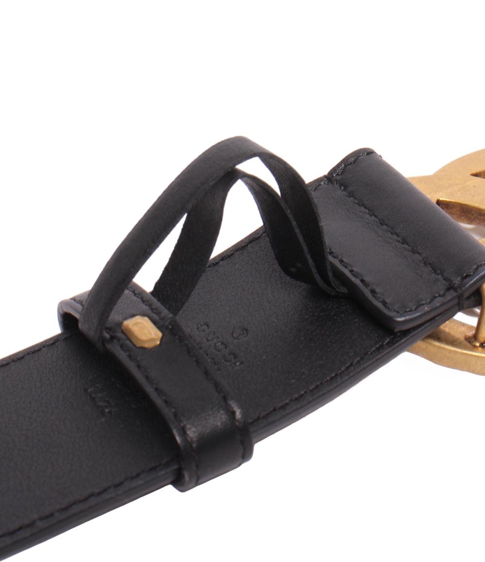 GUCCI ベルト ダブルGワイドベルト パール 453260 メンズ グッチ