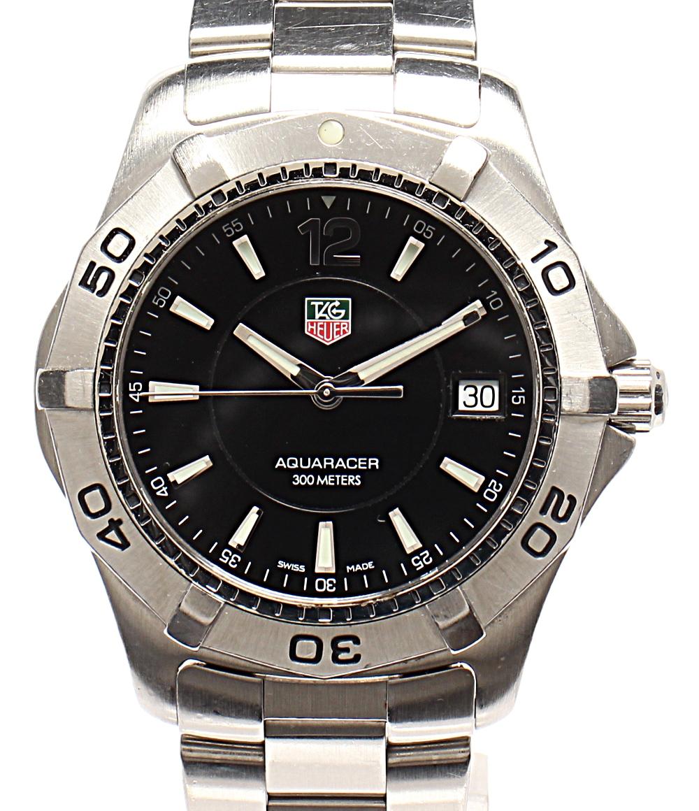 TAG HEUER 腕時計 クオーツ ブラック WAF1110 メンズ タグホイヤー
