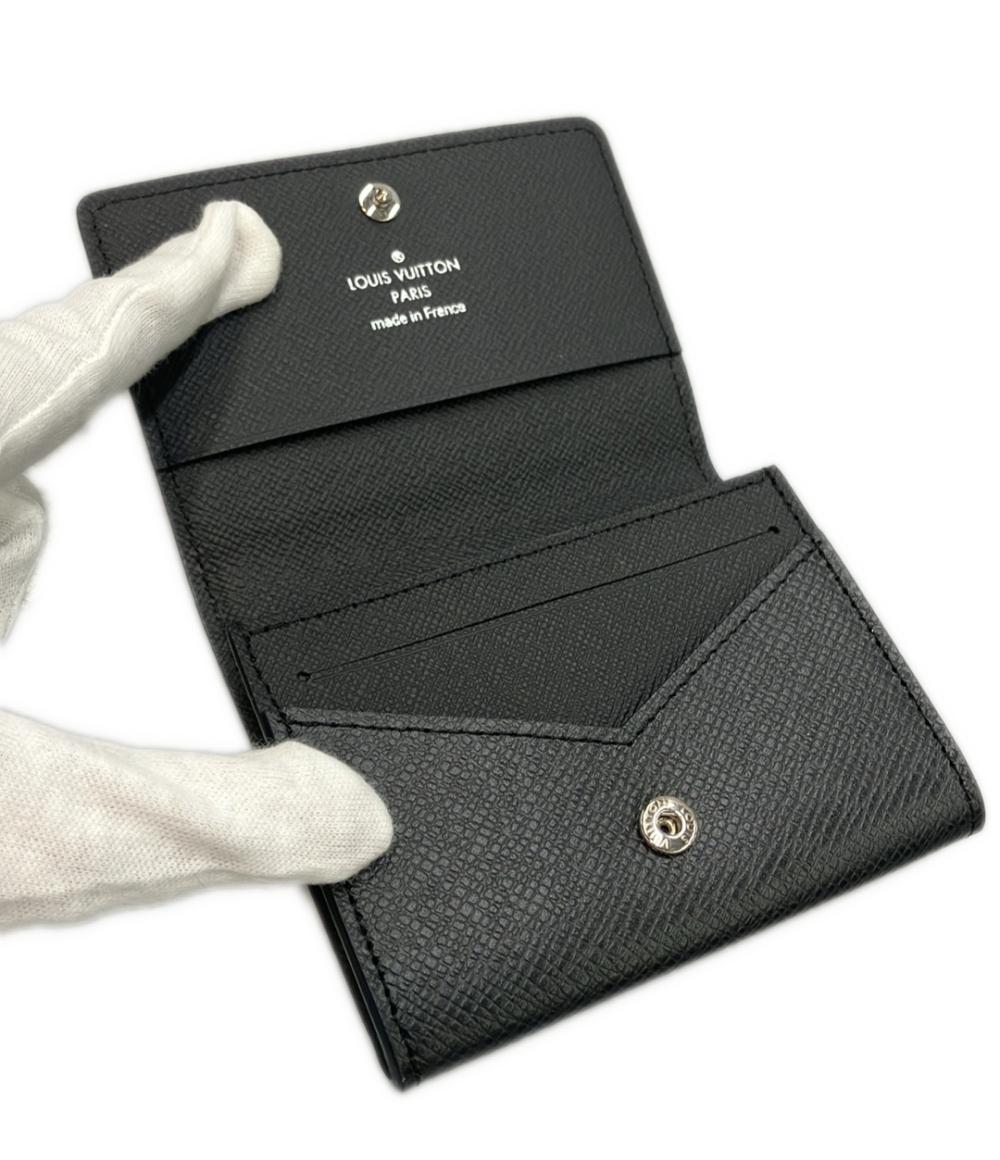 美品 LOUIS VUITTON カードケース アンヴェロップ カルト ドゥ ヴィジット NM タイガ M64595 メンズ ルイ・ヴィトン