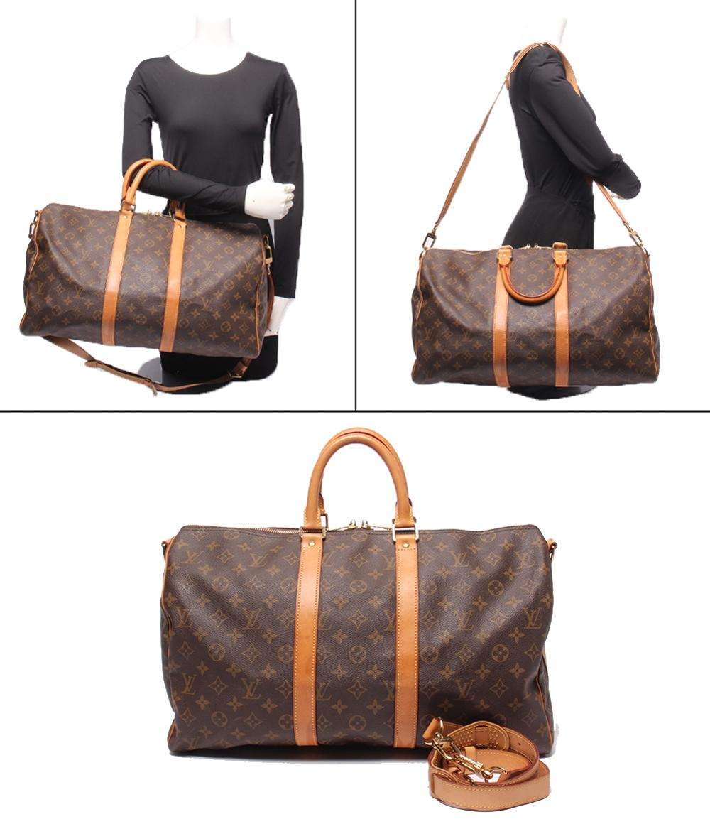 LOUIS VUITTON 2WAYボストンバッグ ショルダーバッグ 肩掛け キーポルバンドリエール45 モノグラム M41418 レディース メンズ ルイ・ヴィトン