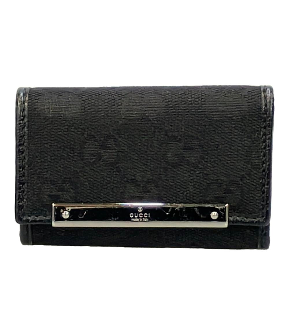 GUCCI グッチ 黒 GGキャンバス キーケース6連 GUCCI 6連キーケース GGキャンバス 127048 1147 メンズ グッチ