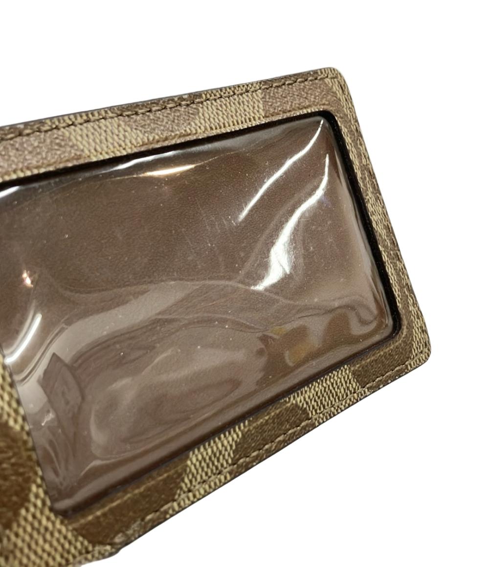 COACH パスケース ストラップ付き PVC シグネチャー F63274 レディース コーチ