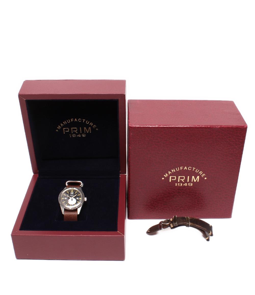 PURIM 腕時計 Orlík (オルリーク) 自動巻き ブラック メンズ プリム