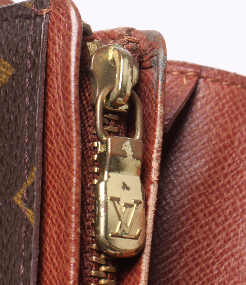 訳あり LOUIS VUITTON 二つ折り財布 ポルトモネ ビエ トレゾール モノグラム M61730 レディース ルイ・ヴィトン