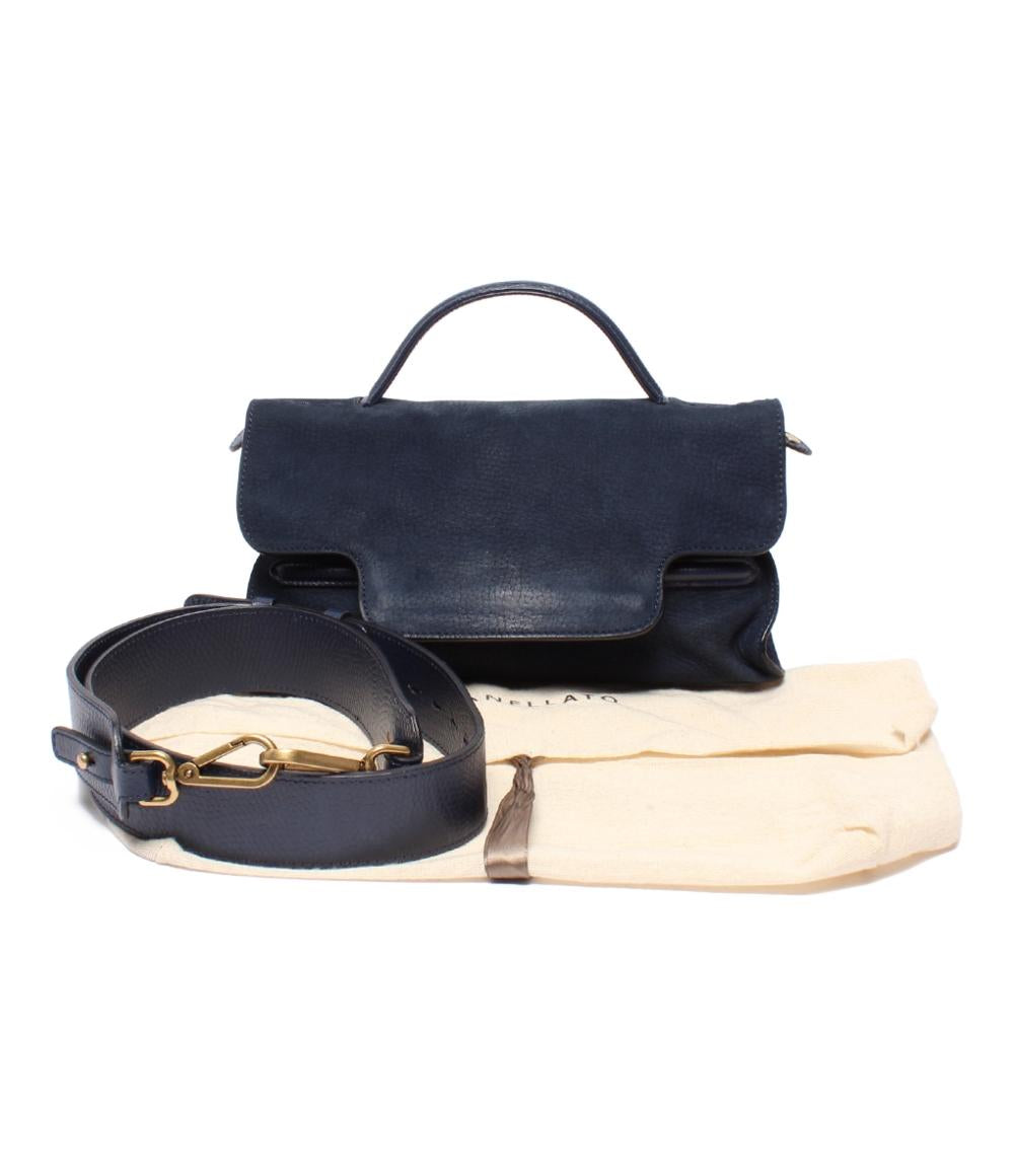 ZANELLATO 2way ハンドバッグ ショルダーバッグ 肩掛け スエード NINA レディース ザネラート