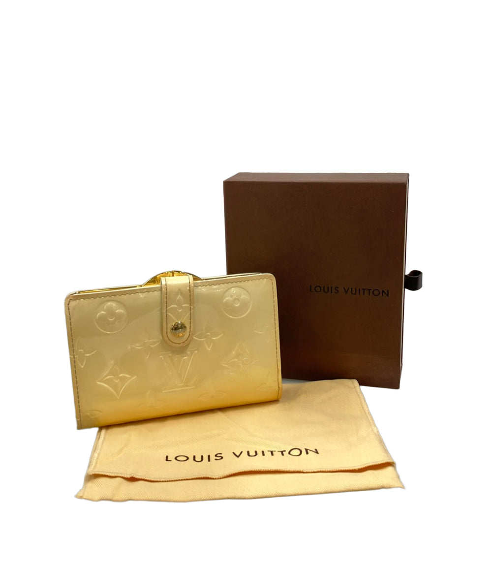 LOUIS VUITTON 二つ折り財布 ポルトフォイユ ヴィエノワ ヴェルニ M91363 レディース ルイ・ヴィトン