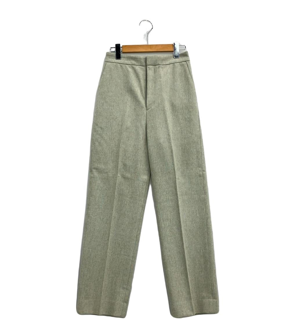 中古 美品 シーセム 青っぽく ニットパンツ ダメージ加工 レディース 