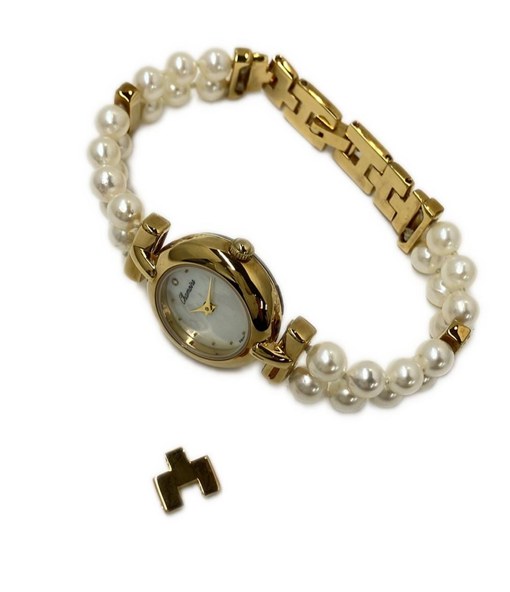 Chamoire 腕時計 クオーツ シェル 3860 レディース