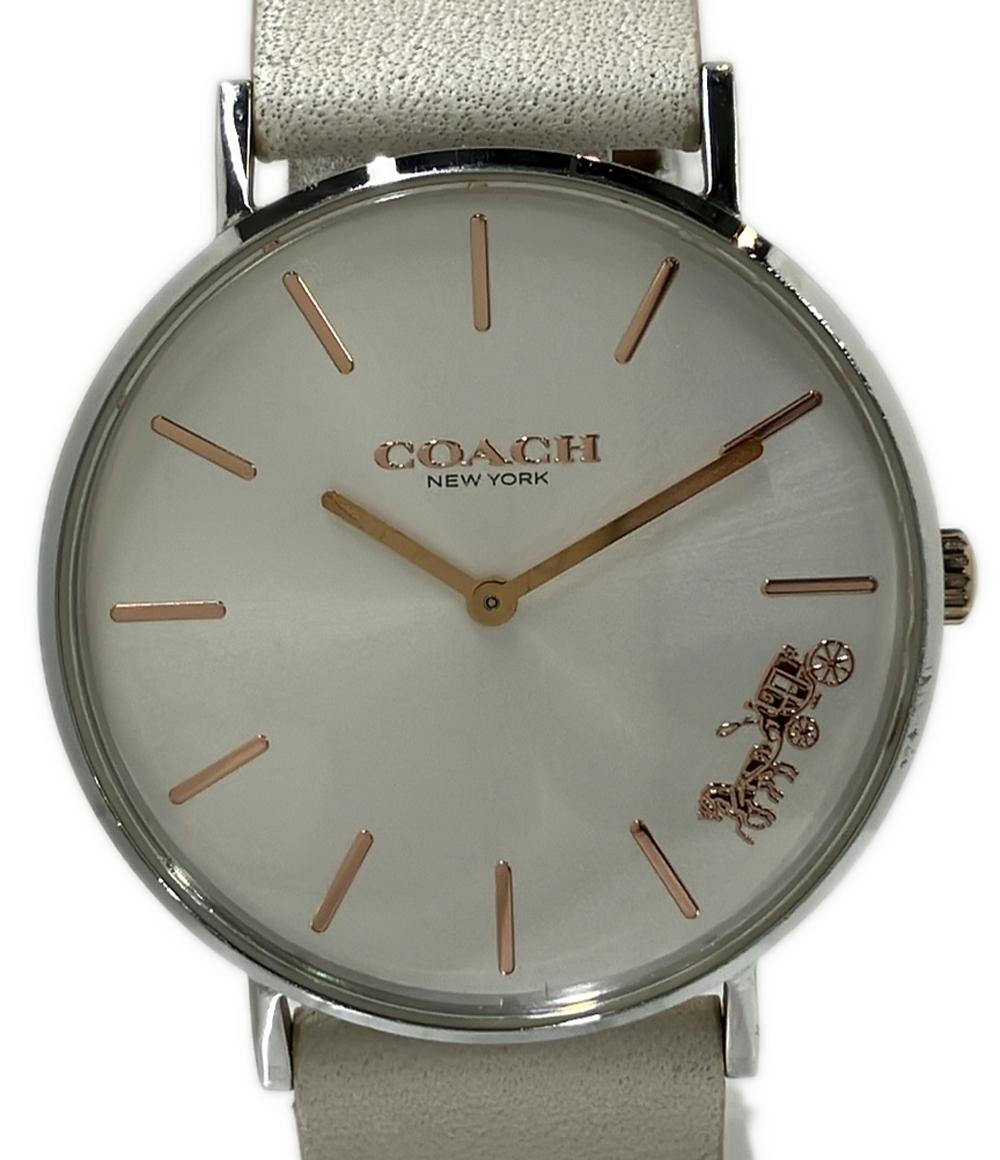 COACH 腕時計(クォーツ) シルバー COACH 腕時計 クオーツ シルバー CA.120.7.14.1594 レディース コーチ