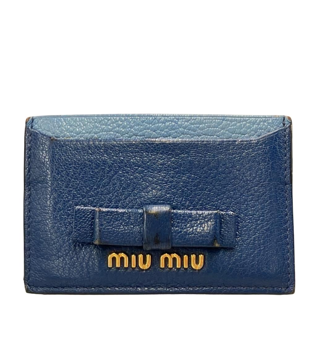 MIUMIU カードケース 名刺入れ パスケース レディース ミュウミュウ