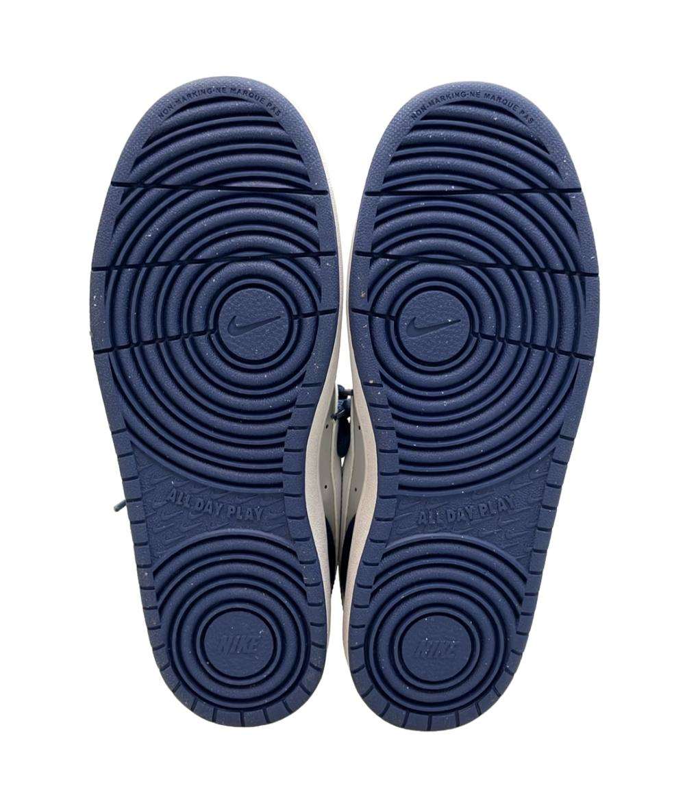 美品 NIKE ローカットスニーカー コート バーロウ LOW 2 GS BQ5448-016 メンズ SIZE 25.0 (S) ナイキ