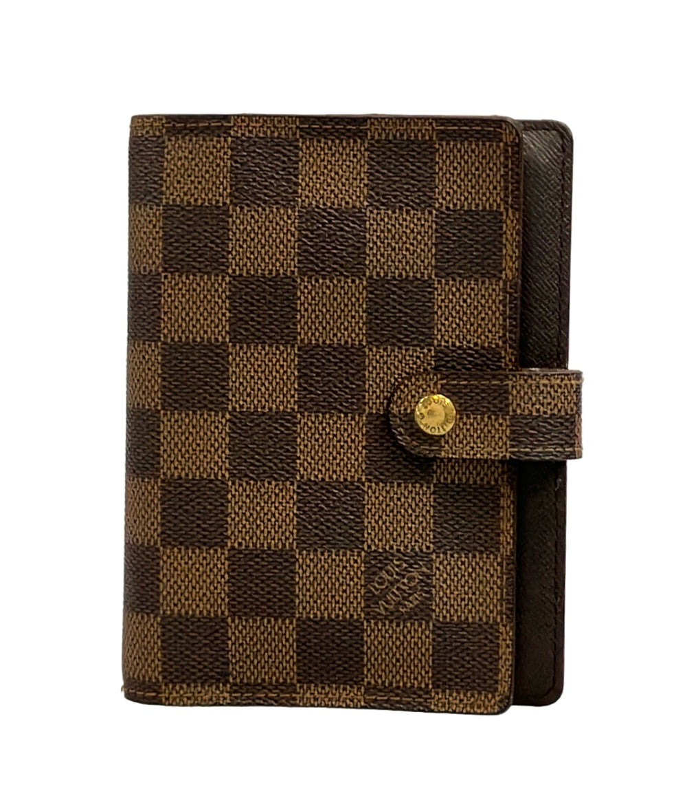 ルイヴィトン R20700 手帳カバー ブラウン  LOUIS VUITTON アジェンダPM ダミエ LOUIS VUITTON 手帳カバー アジェンダPM ダミエ エベヌ R20700 メンズ