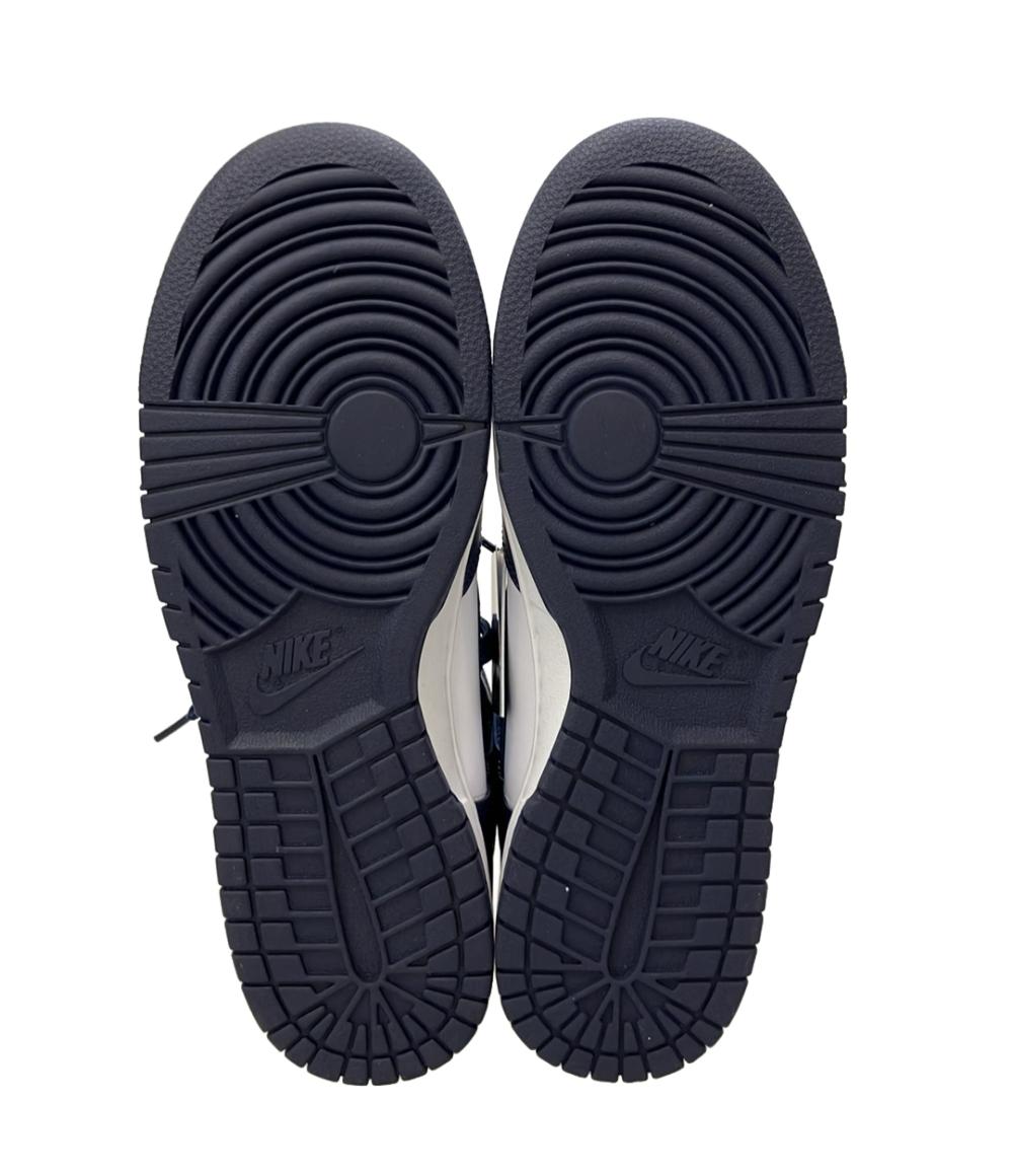 美品 NIKE ハイカットスニーカー Championship Navy ダンク HI レトロ DD1399-104 メンズ SIZE 27.0 (L) ナイキ