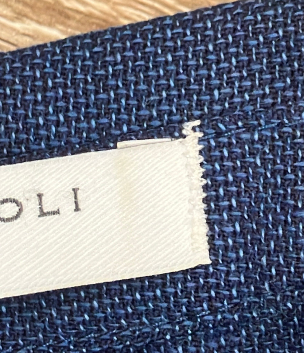 BOGLIOLI テーラードジャケット ネイビー リネン N2902E メンズ SIZE 46 (M) ボリオリ