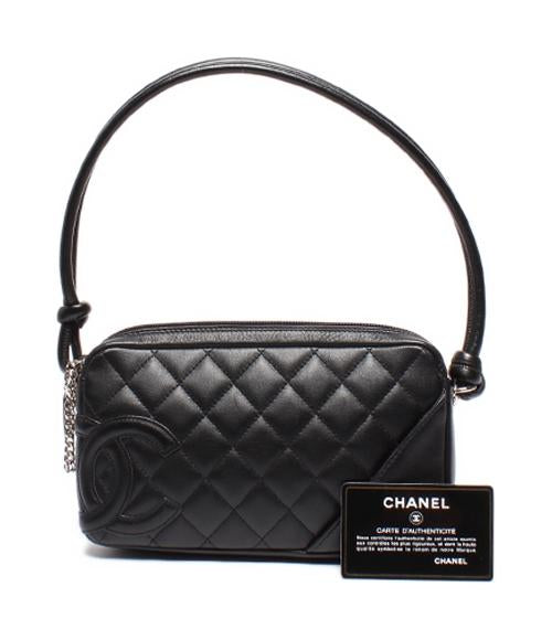 CHANEL ハンドバッグ カンボンライン ラムスキン シルバー金具 A25175 レディース シャネル