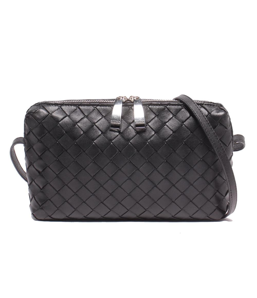 良品 ボッテガヴェネタ イントレチャート レザー 斜め掛け ショルダー バッグ BOTTEGA VENETA ショルダーバッグ 肩掛け 斜め掛け イントレチャート