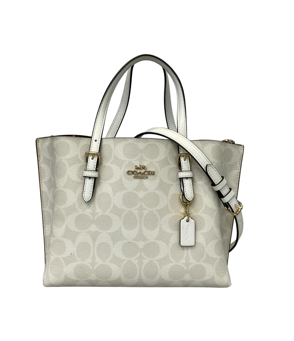COACH 2WAY ハンドバッグ ショルダーバッグ 斜め掛け シグネチャー