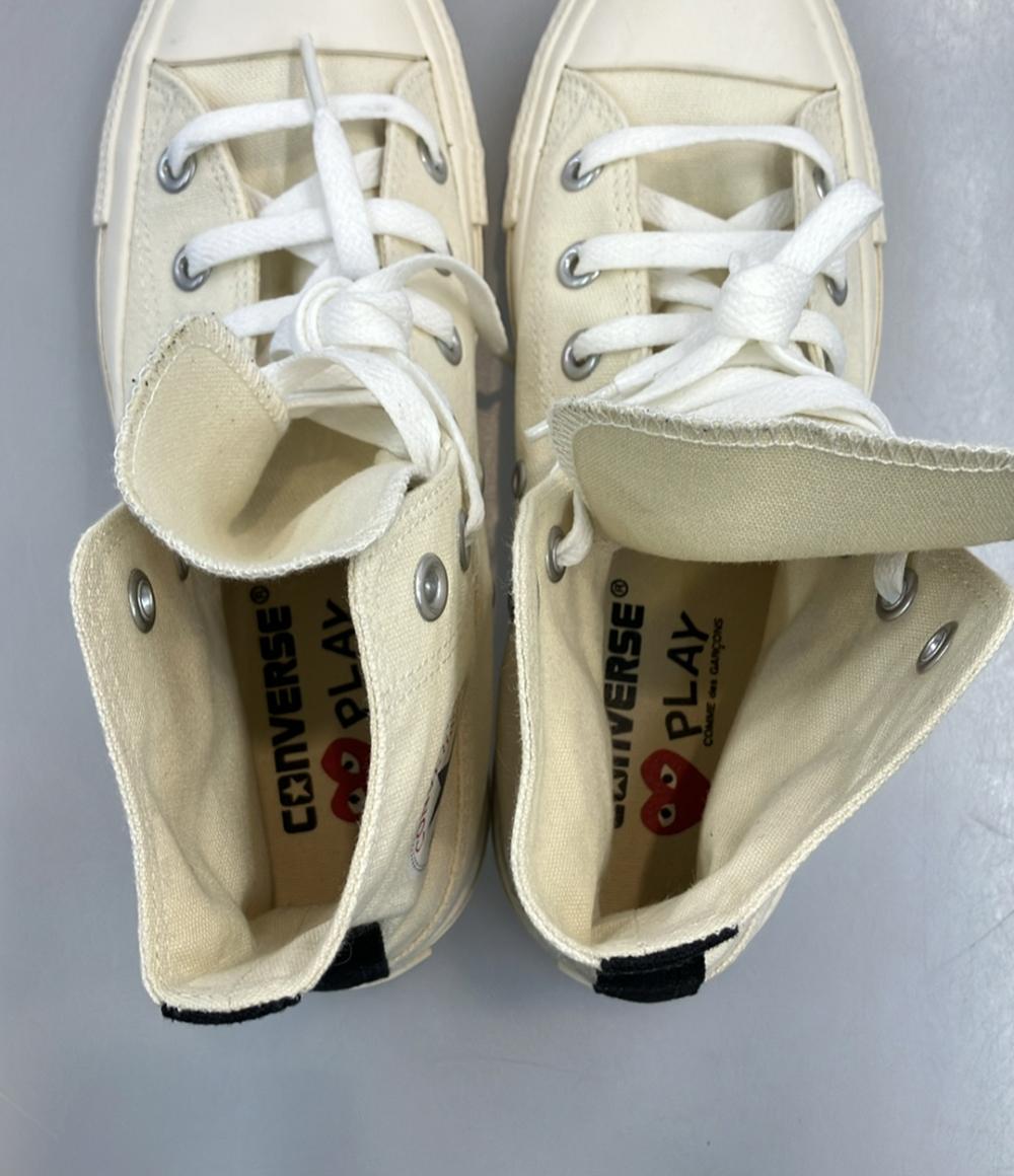CONVERSE PLAY COMME des GARCONS ハイカットスニーカー オールスター 1CL876 レディース SIZE 23.0 (M) コンバース プレイコムデギャルソン
