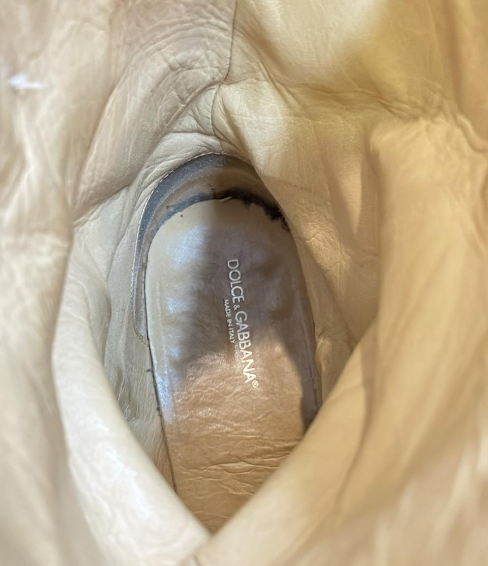 DOLCE&GABBANA ウエスタンブーツ パイソンレザー メンズ SIZE 7 25.0 ドルチェアンドガッバーナ