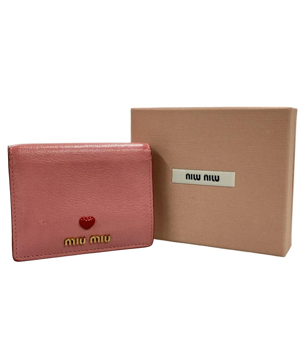 Miu Miu 二つ折り財布 レディース ミュウ ミュウ