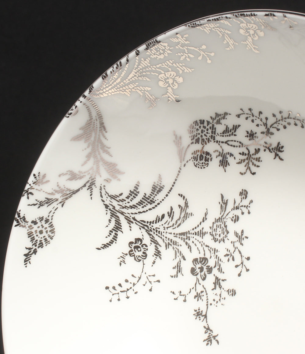 美品 WEDGWOOD マルチソーサー 皿 2点セット 13cm ヴェラ ウォン ヴェラレース プラチナ ゴールド ウェッジウッド