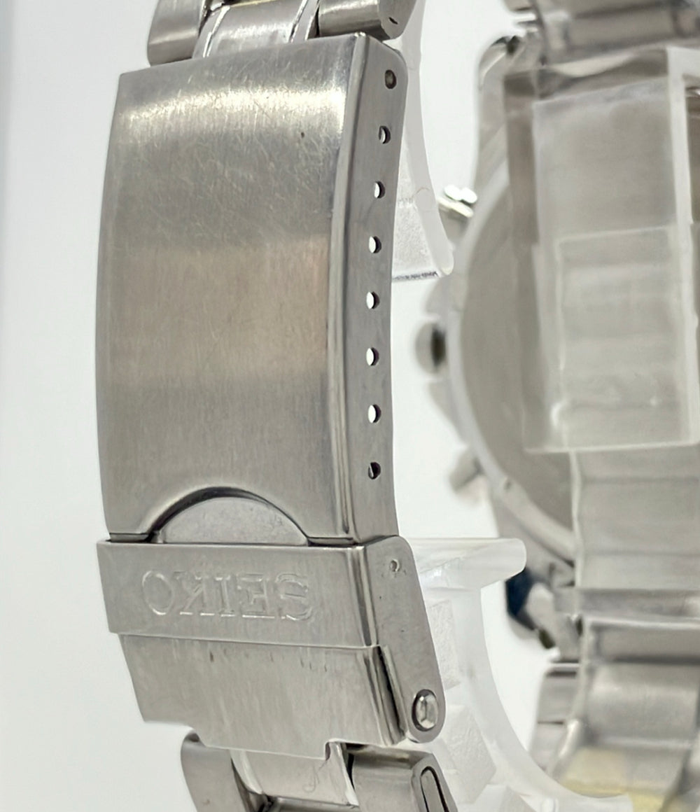 SEIKO 腕時計 クオーツ ブラウン 7T92-0DW0 メンズ セイコー