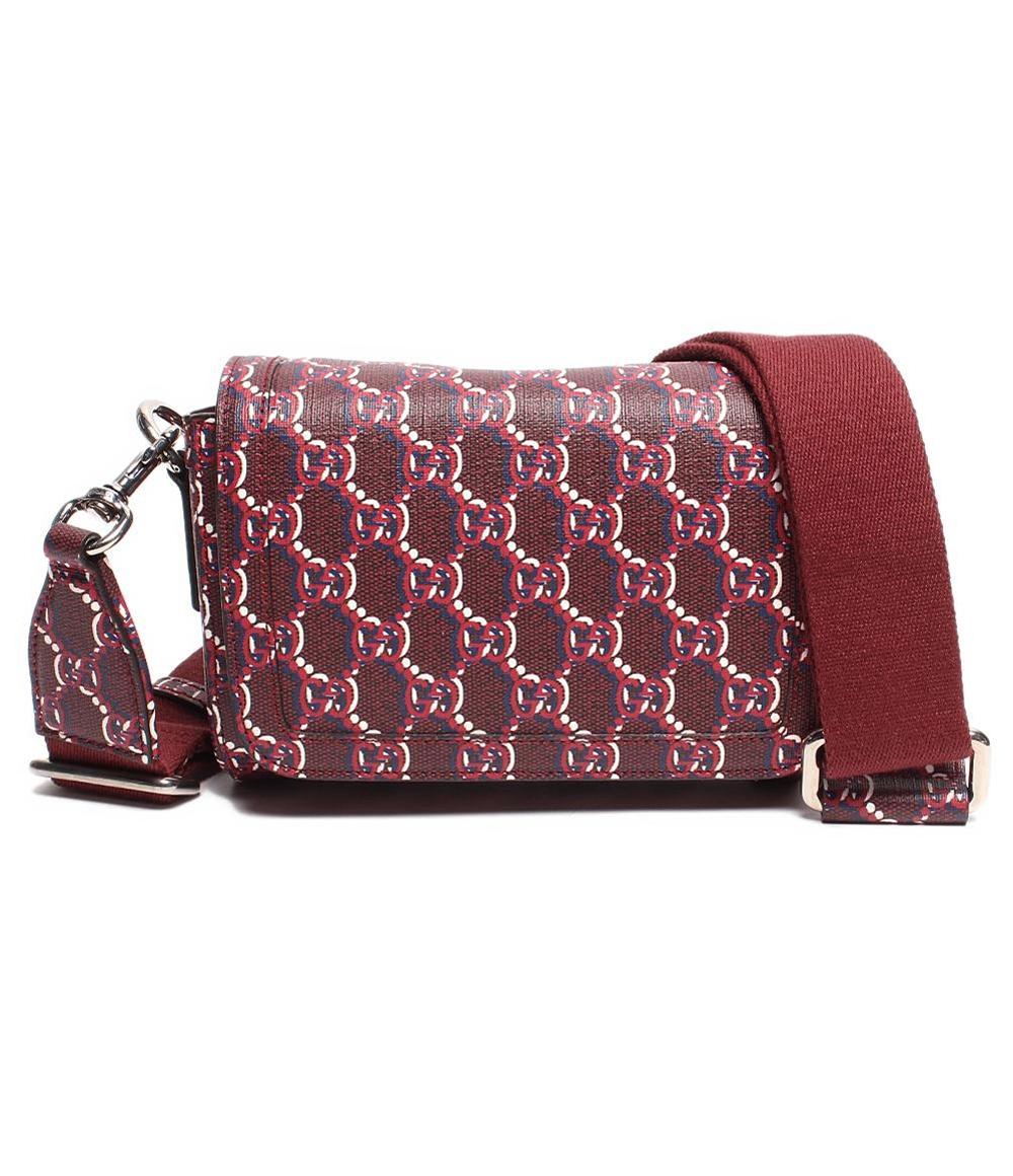 美品 グッチ レザーショルダーバッグ シルバー金具 スーパーミニ