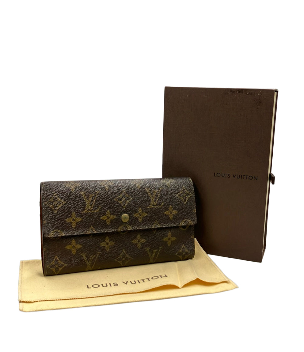 LOUIS VUITTON 三つ折り財布 ポルトトレゾール インターナショナル モノグラム M61215 レディース ルイ・ヴィトン