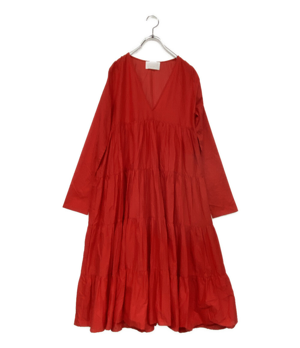 マーレット ティアードワンピース レッド 3810300080 レディース SIZE