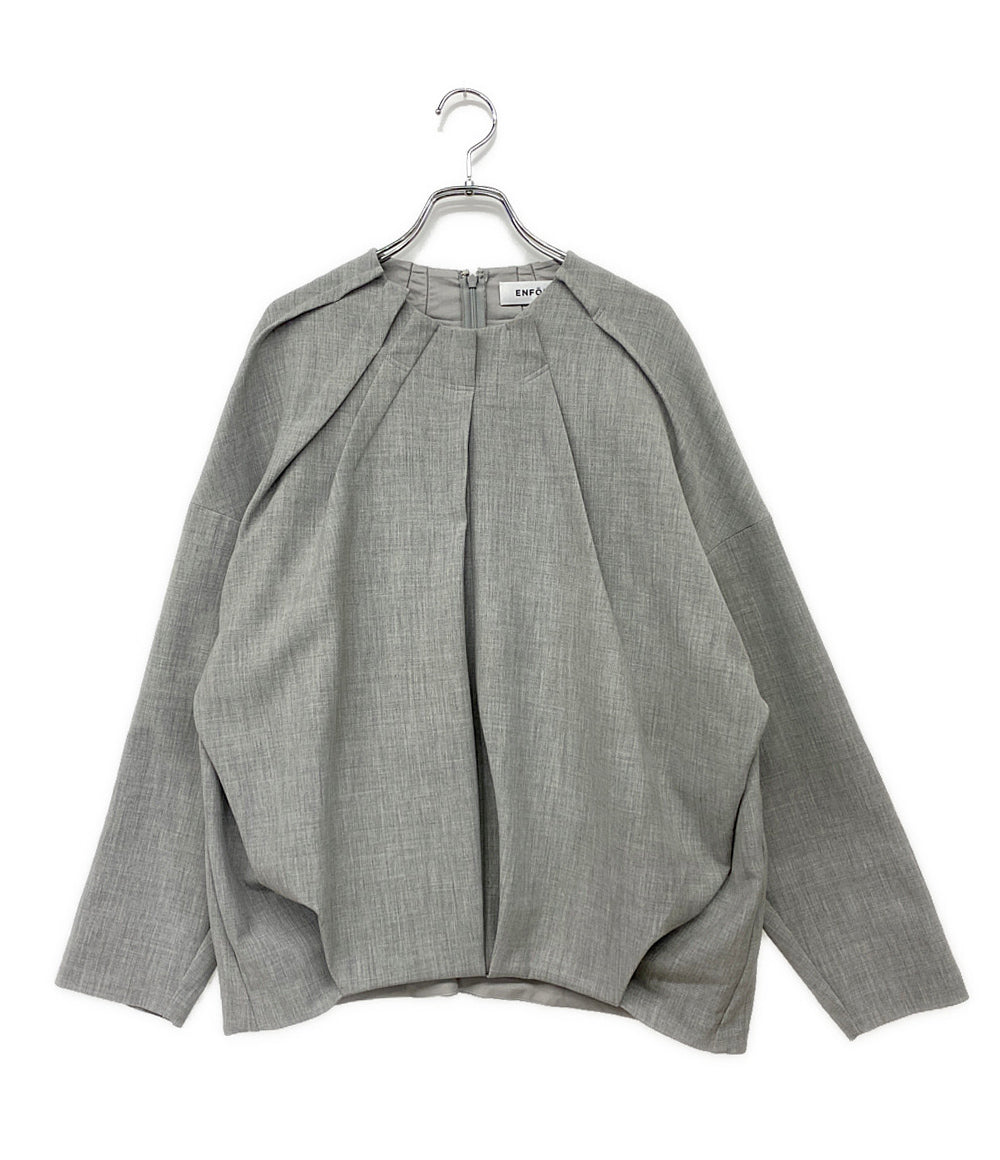 エンフォルド 長袖ブラウス タックネック 24AW レディース SIZE 38