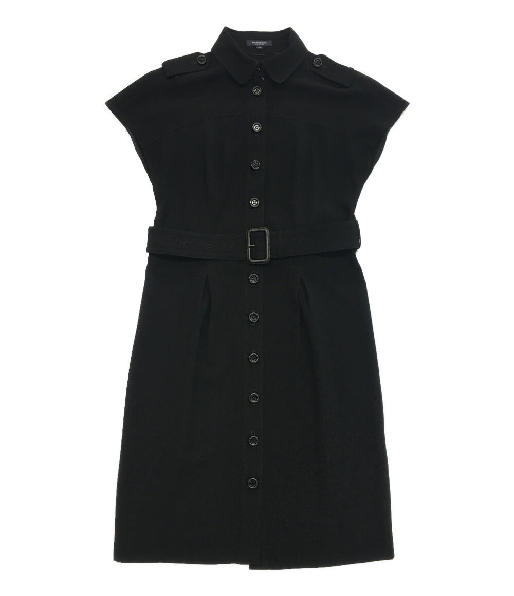 BURBERRY フレンチスリーブワンピース ベルテット レディース SIZE 40