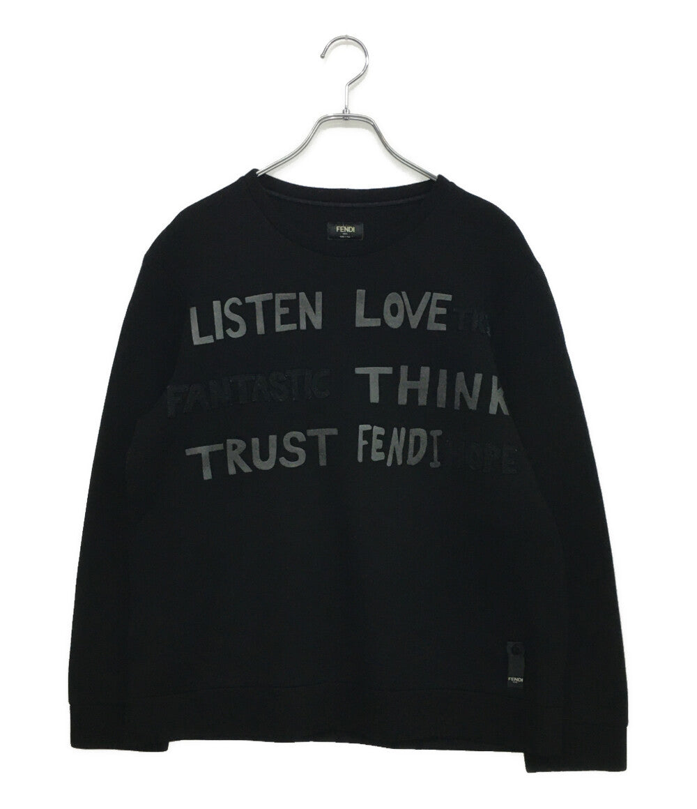 フェンディ 長袖Tシャツ ラバーロゴ FY0812 メンズ SIZE 48 FENDI