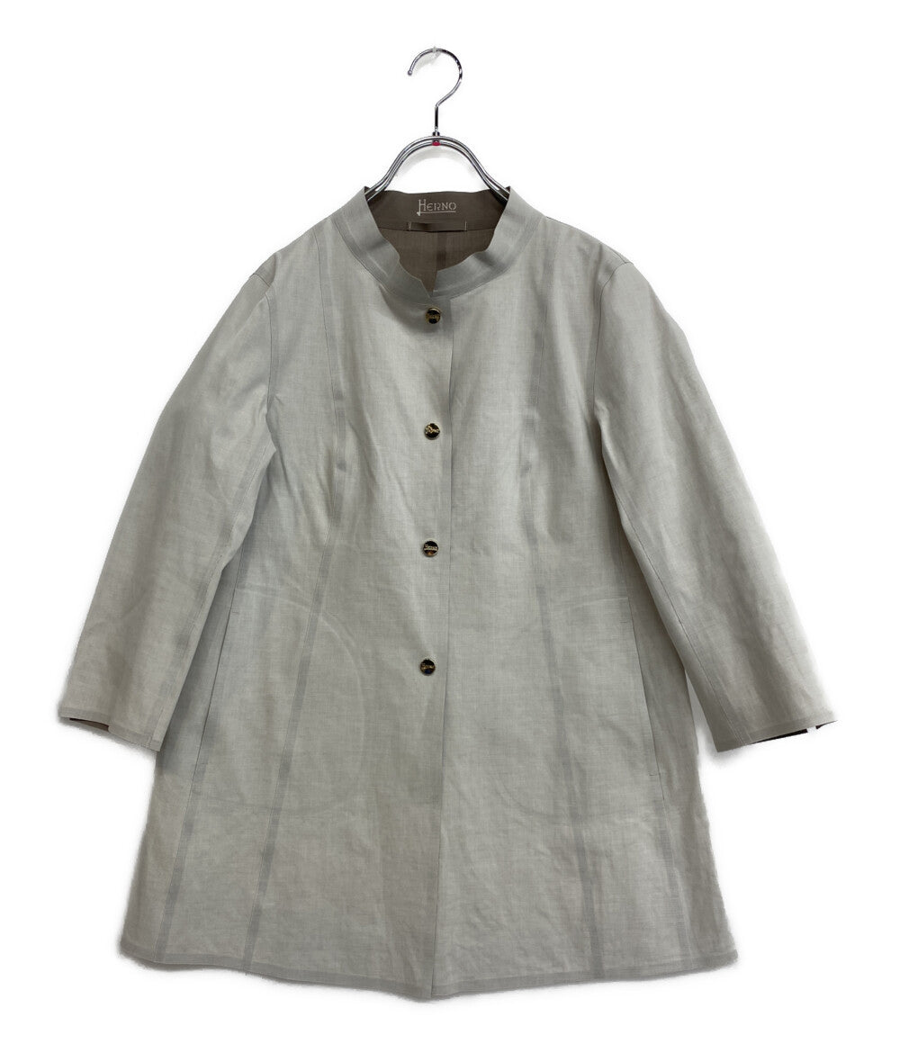 ヘルノ リバーシブルスプリングコート レディース SIZE 40 HERNO