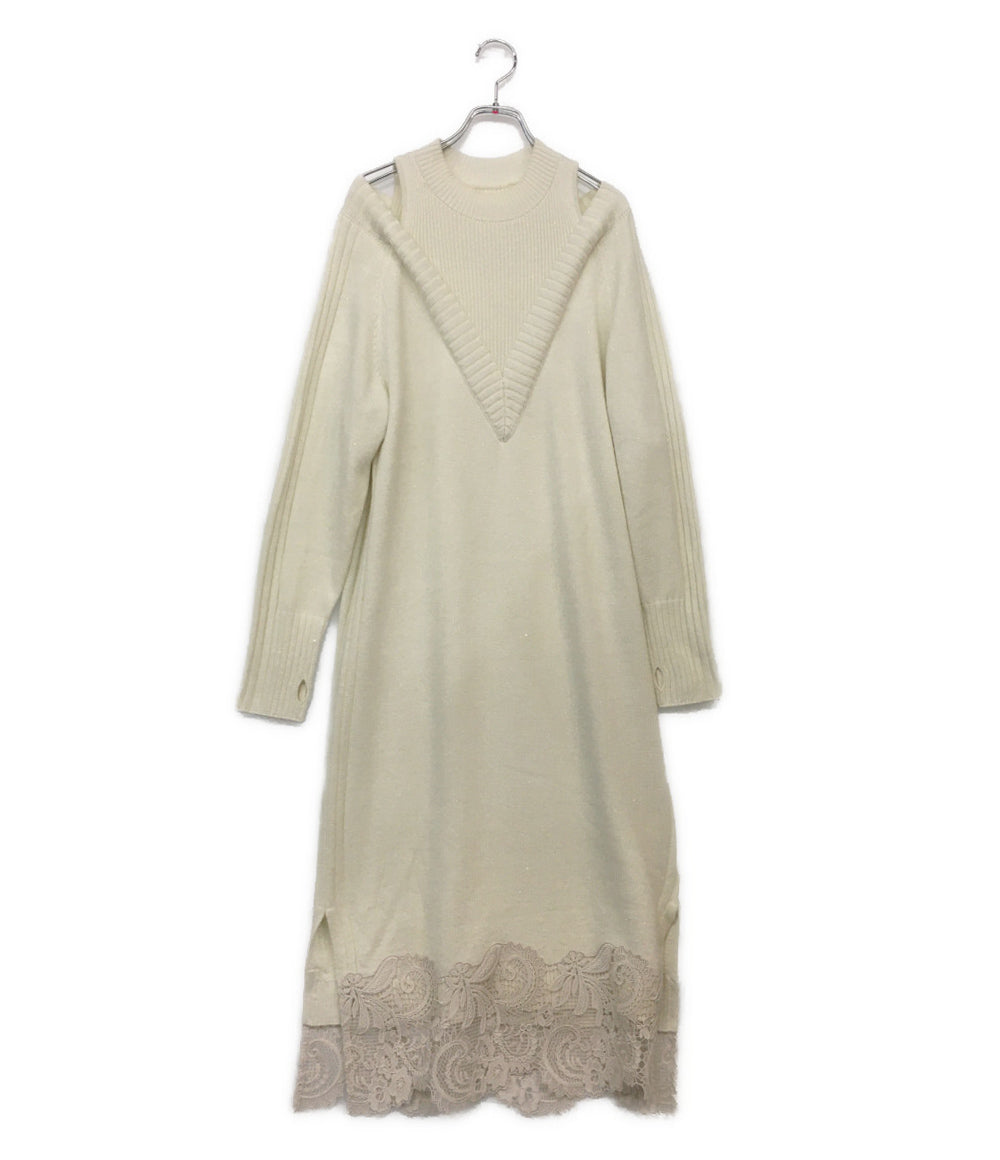 グレースコンチネンタル レイヤードニットワンピース 24AW レディース