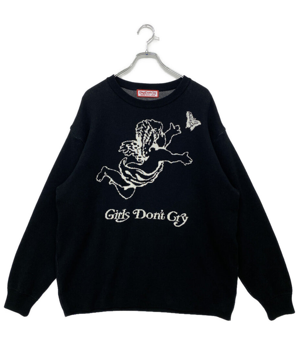 GIRLS DON'T CRY ANGEL LOGO CREWNECK