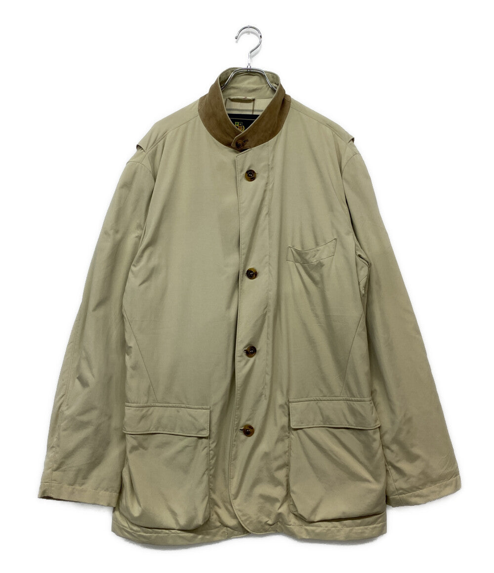 [値下げしました‼️紳士コート] ロロピアーナ ロロピアーナ コート 襟レザー roadster villa deste メンズ