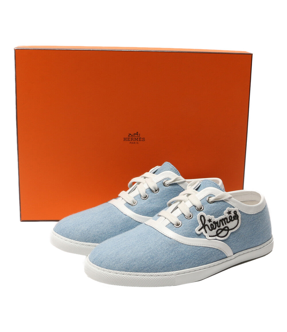 美品 HERMES スニーカー イノサン ワッペン レディース SIZE 37 