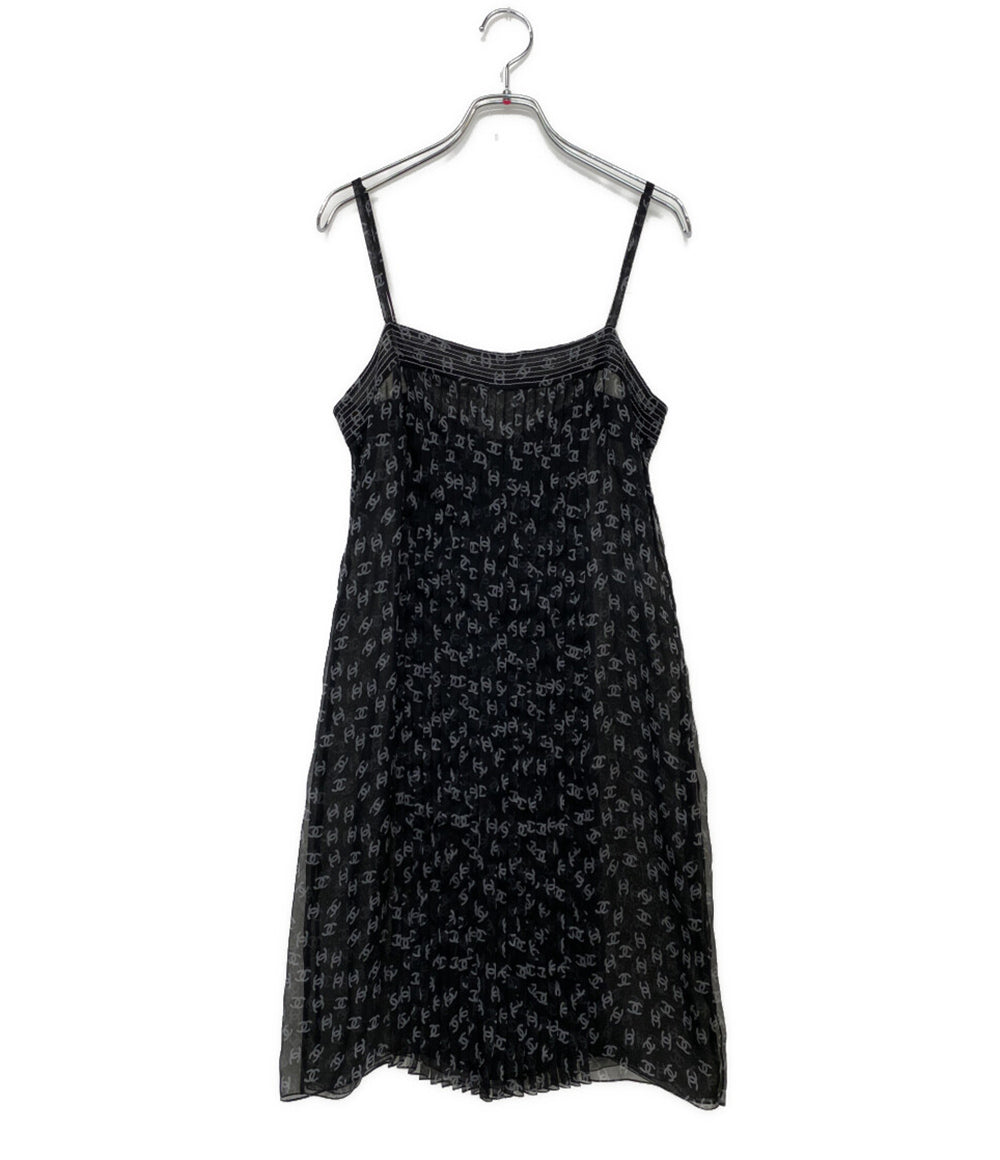 美品 CHANEL シルクワンピース ココマーク 20P P63262V39211