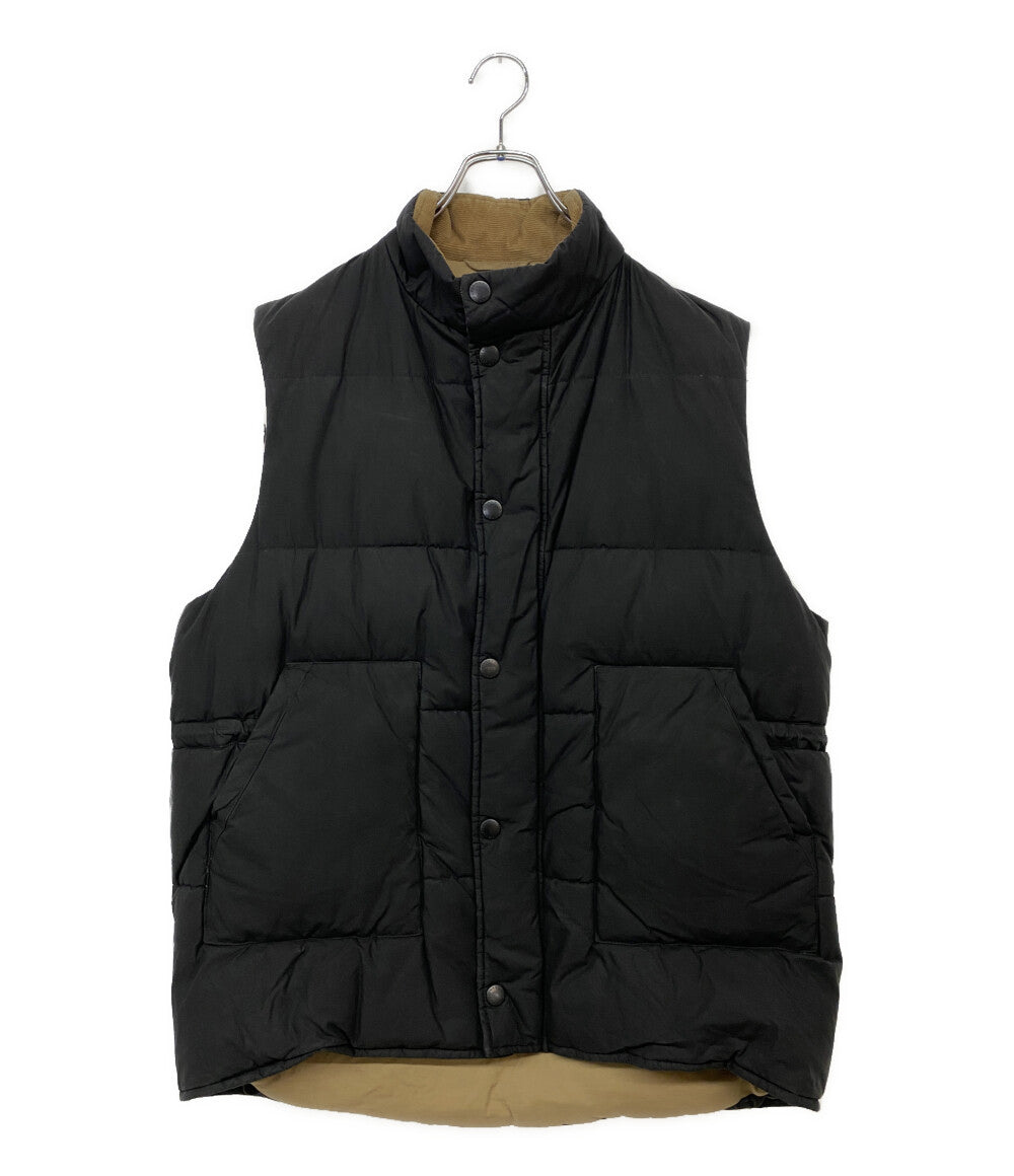 1998年製 Barbour MADE FOR U.K レザー切替ダウンベスト BARBOUR ダウンベスト コーティングパデットジレ 2002182 メンズ SIZE