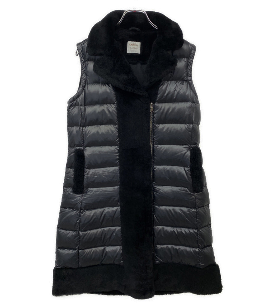 エンメティ　EMMETI ダウンベスト　38 EMMETI ロングダウンベスト レディース SIZE 38 エンメティ – Rehello