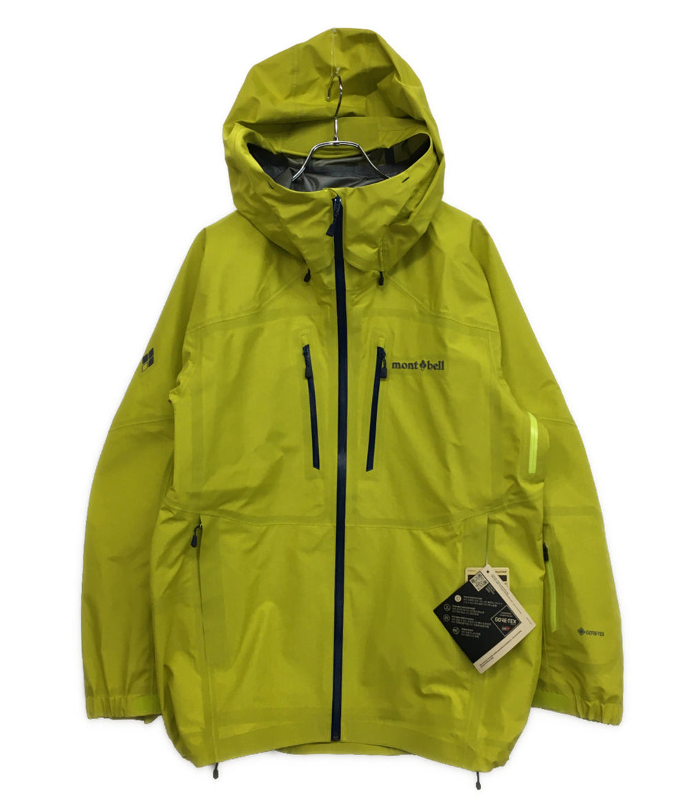 美品 mont-bell パウダーショットパーカー イエロー 1102575 メンズ