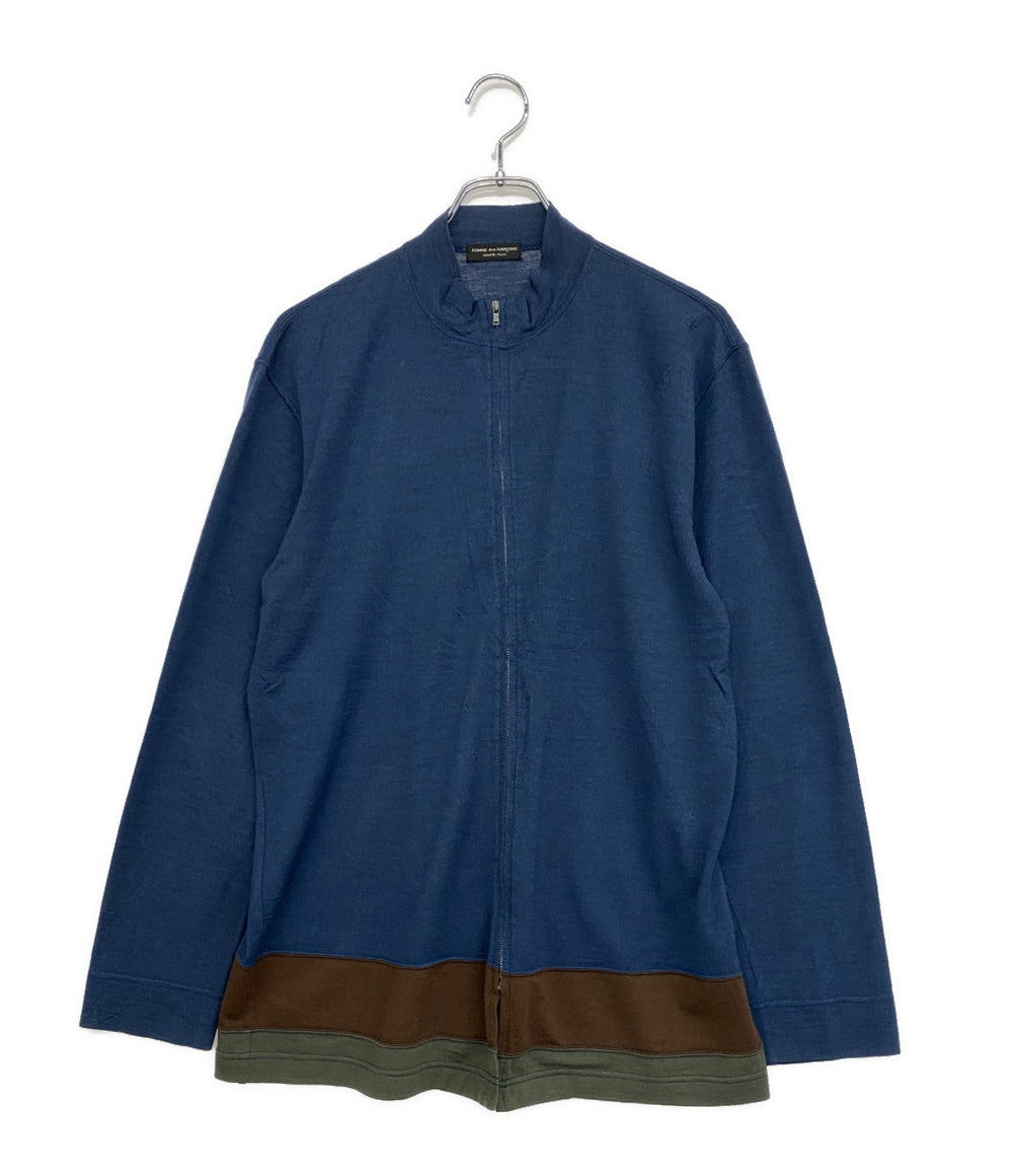 AD2004 コムデギャルソンオム　タイダイ染めニット COMME des GARCONS HOMME PLUS ジップアップニット 薄手 PT-040360