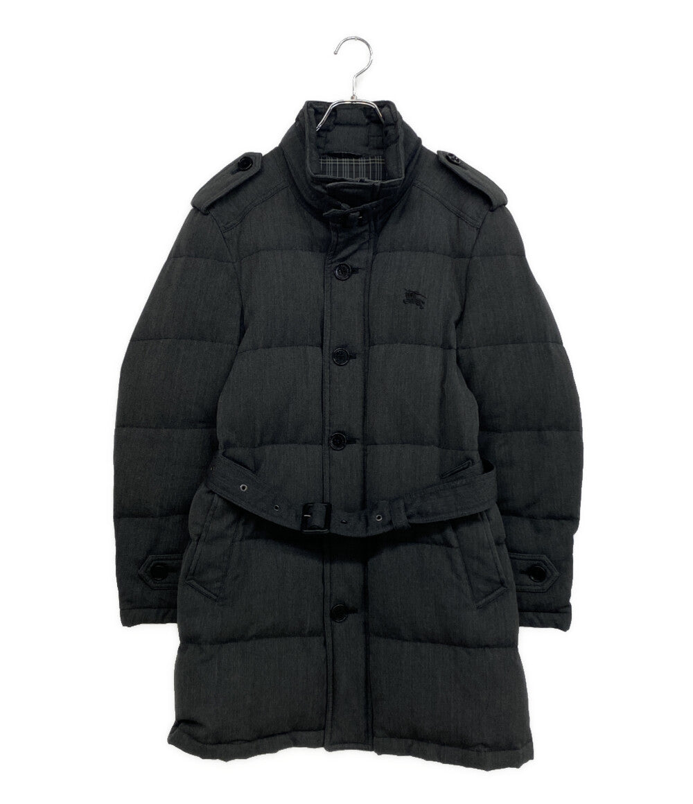 BURBERRY BLACK LABEL ロングコート黒 美品 BURBERRY BLACK LABEL（バーバリーブラックレーベル） ノバチェック